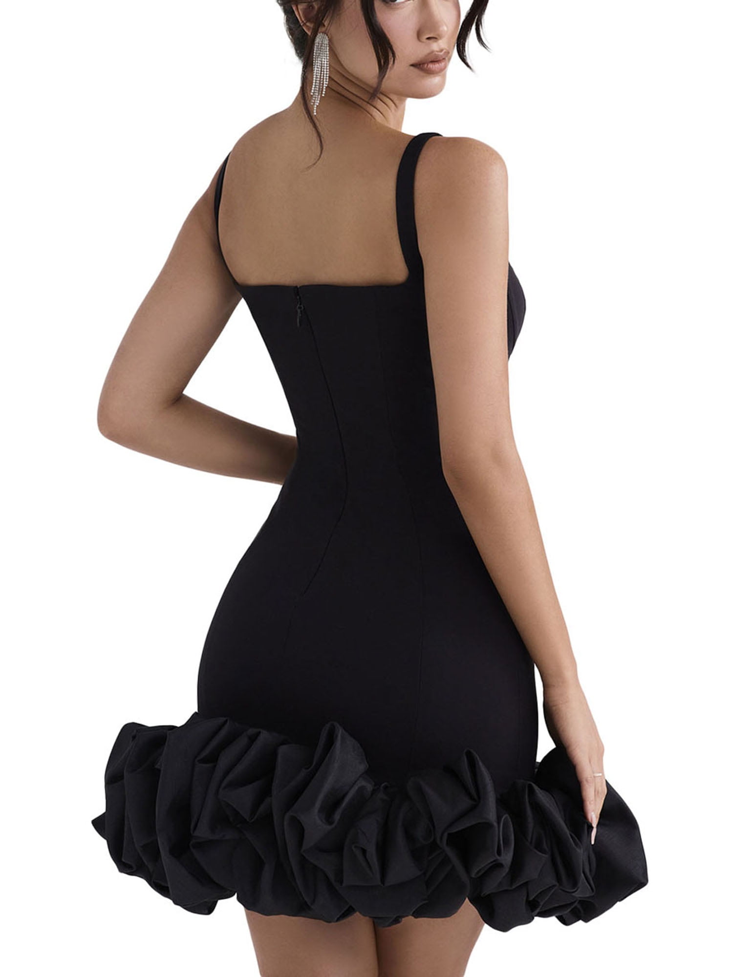 dress with ruffles at the bottom